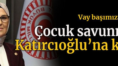 Vay başımıza gelen! Çocuk savunmak Katırcıoğlu’na kaldı